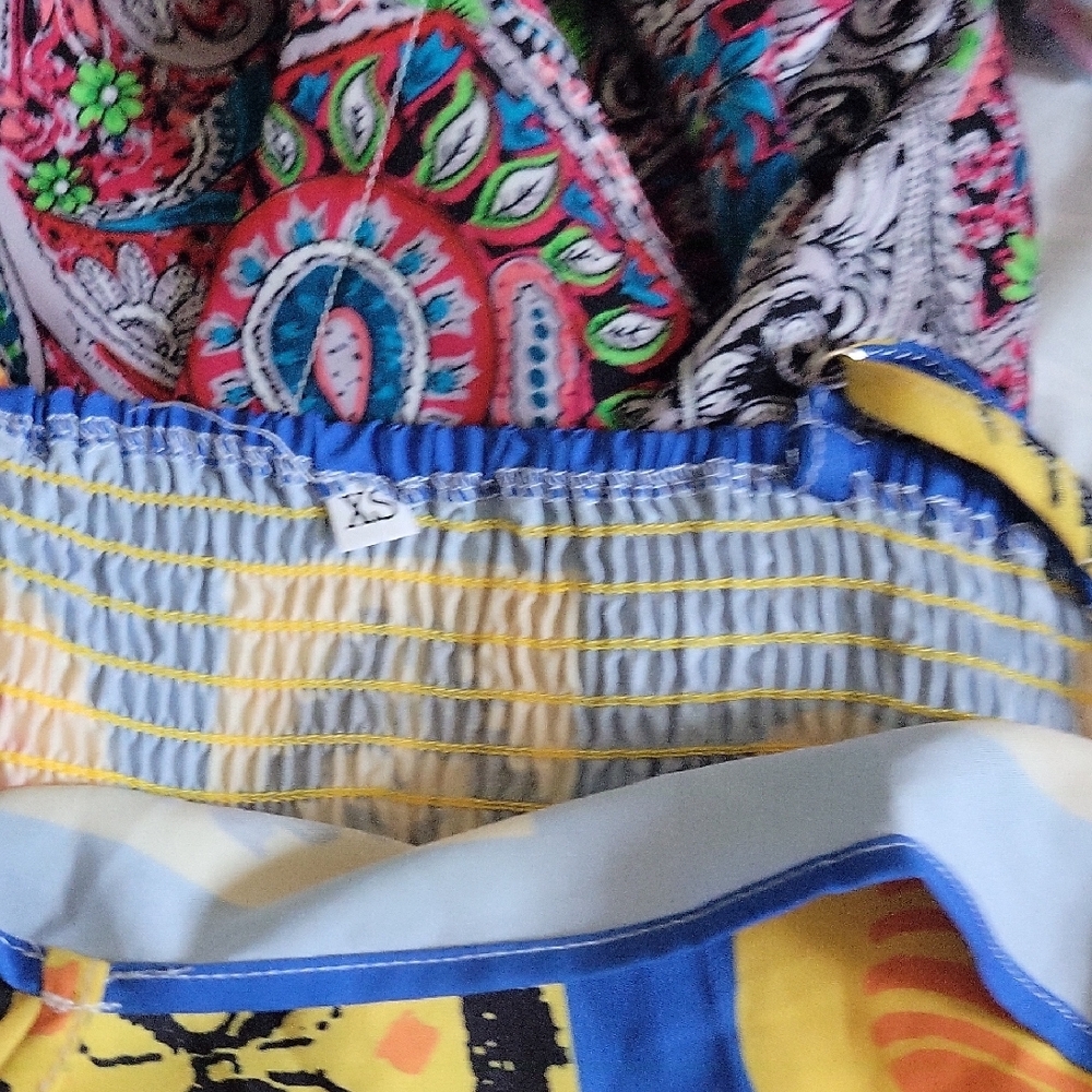 Colorful Patterned Women's Dress